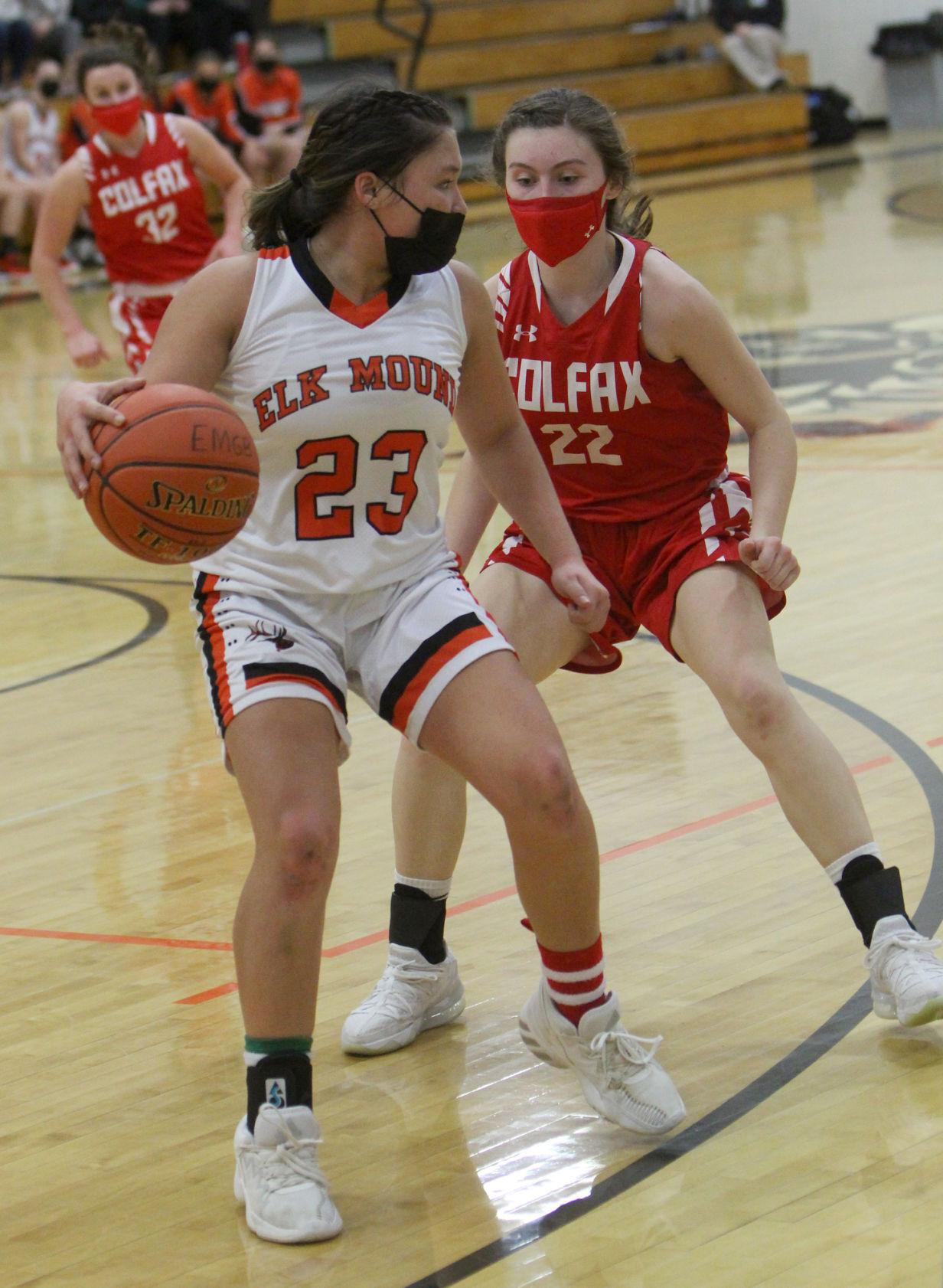 Colfax at Elk Mound girls basketball 1-25-21